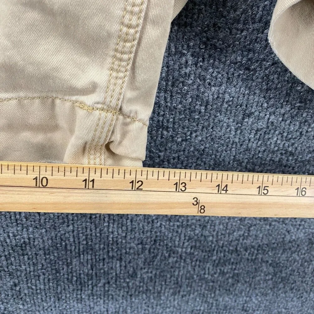 Polo Ralph Lauren Shorts Men 42 Brown Cargo Wide Leg Outdoor Hiking Baggy Casual
